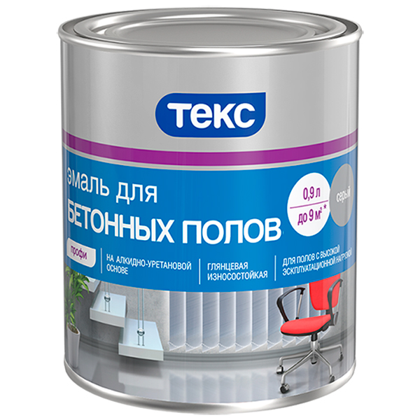 Эмаль для бетонных полов Текс Профи Цена от 297 руб.шт. Купить на  Linoleum-Krasnoyarsk.ru